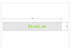 P5 195 28 Förkolnade och borstade staketbrädor av nordisk gran